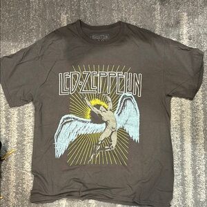 Gray Graphic Crew Neck T-Shirt